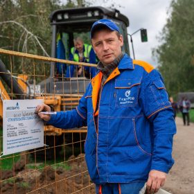АО "ГАЗСТРОЙ" продолжает активное строительство газопровода в селе Шубино